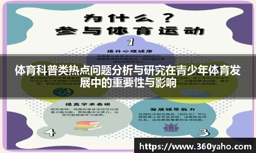 体育科普类热点问题分析与研究在青少年体育发展中的重要性与影响